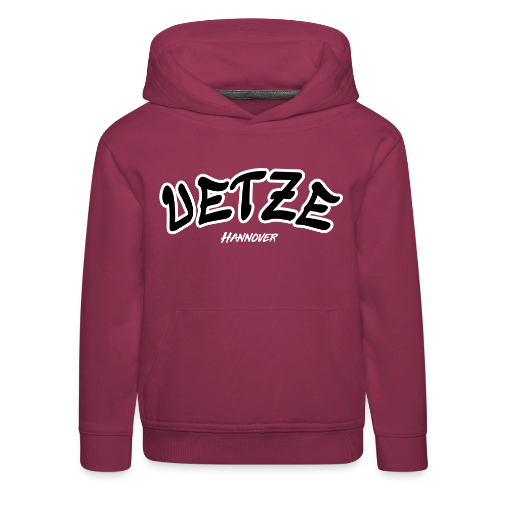 Uetze Hannover Kinder Premium Hoodie - Bordeaux