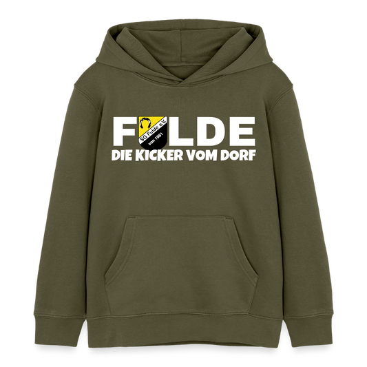 SG Fulde Kinder Bio-Hoodie Kicker - Khaki
