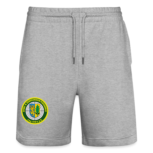 SSV Plockhorst Unisex Bio Joggingshorts Logo - Grau meliert