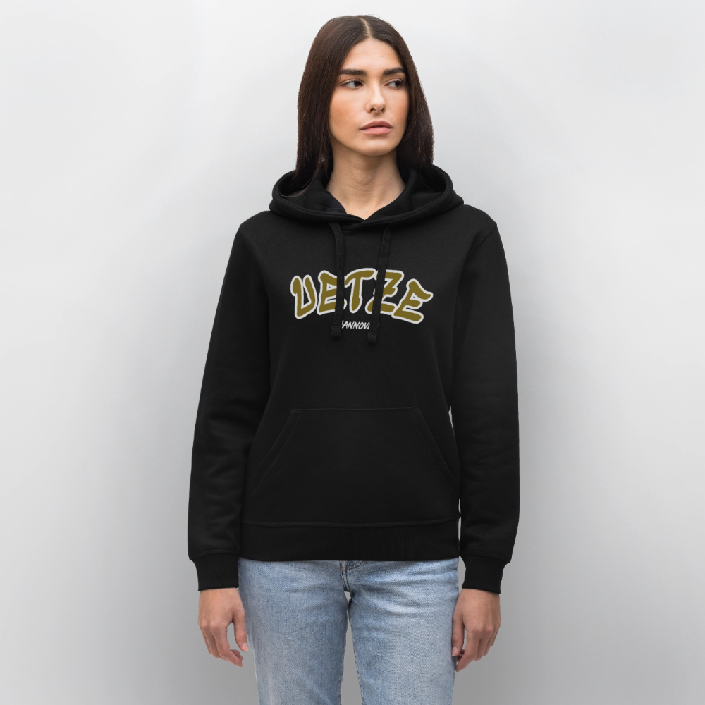 Uetze Hannover Gold Unisex Bio-Hoodie Flex - Schwarz