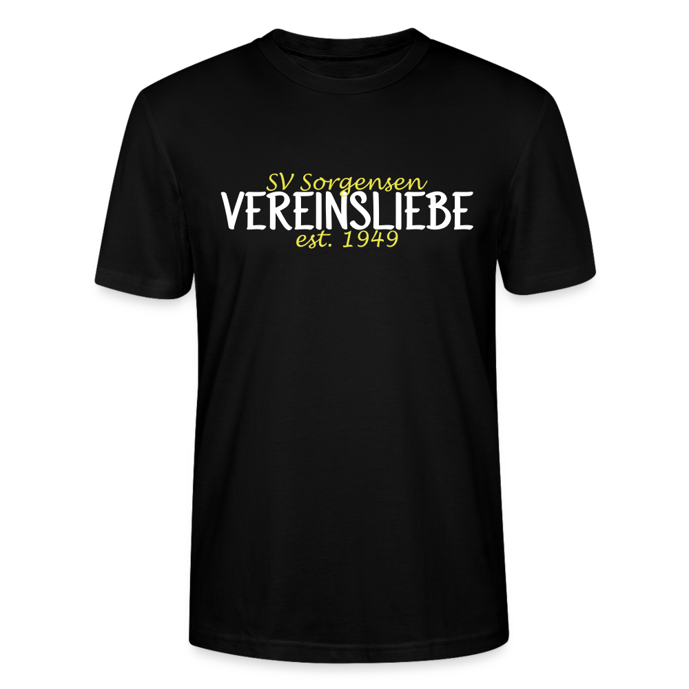 SV Sorgensen Vereinsliebe Unisex Bio T-Shirt flex - Schwarz