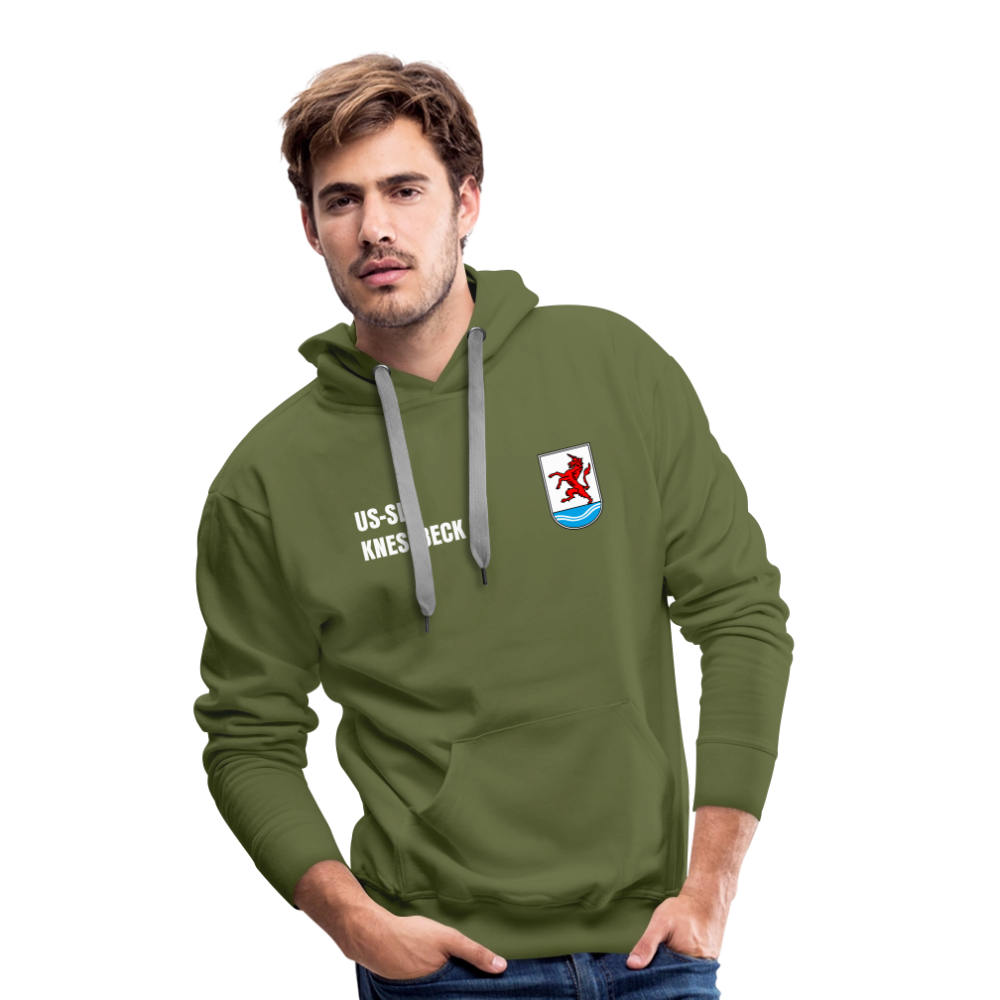 US-SLG Knesebeck unisex Premium Hoodie - Olivgrün