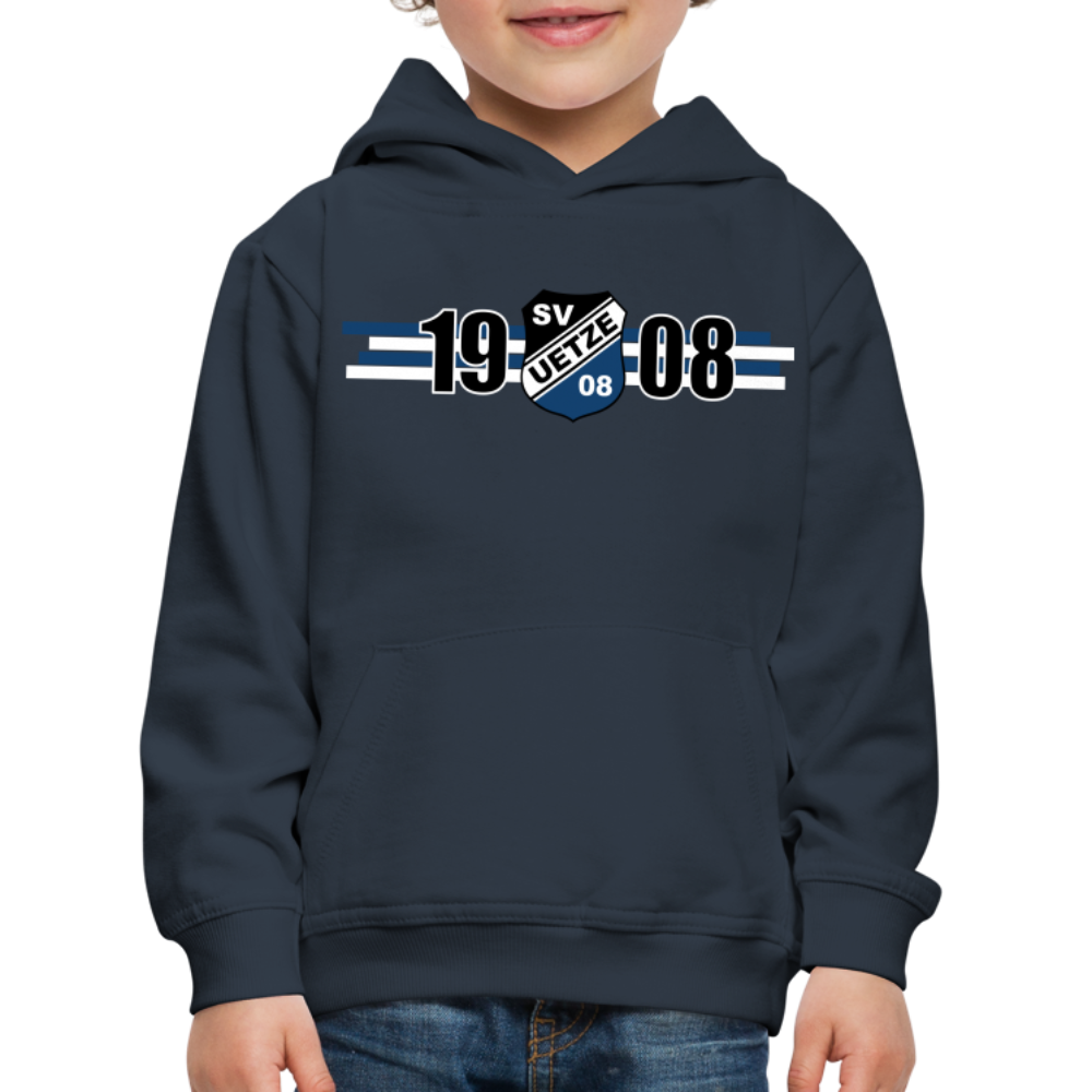 SV Uetze 08 Kinder Premium Hoodie 1908 - Navy