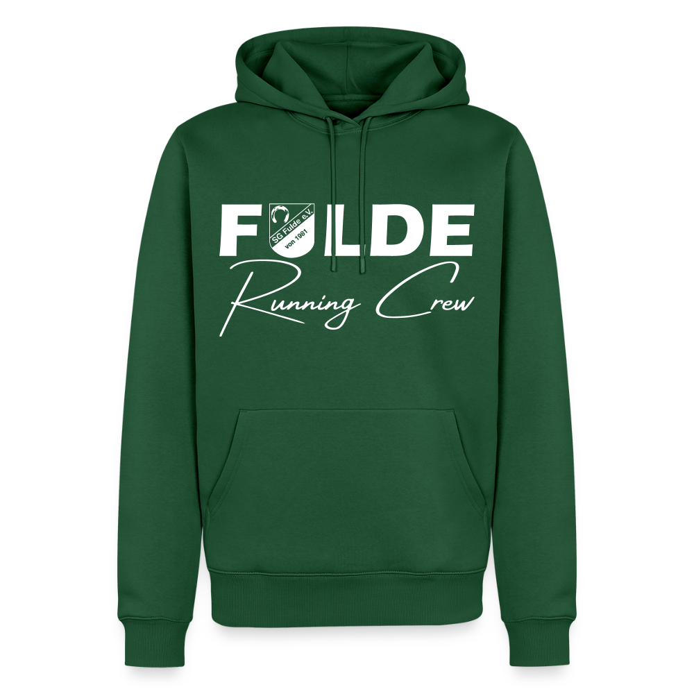 Fulde Running Crew 2.0 unisex Premium Hoodie flex - Flaschengrün