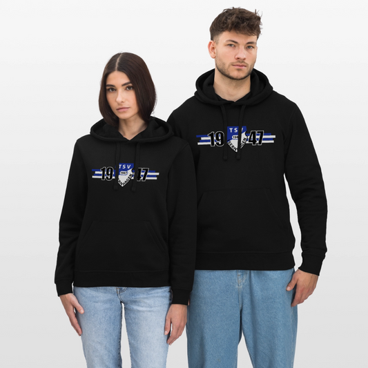 TSV Isernhagen Unisex Bio-Hoodie 1947 flex - Schwarz