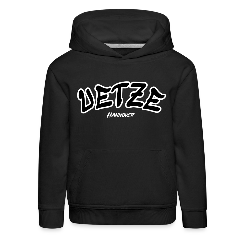 Uetze Hannover Kinder Premium Hoodie - Schwarz