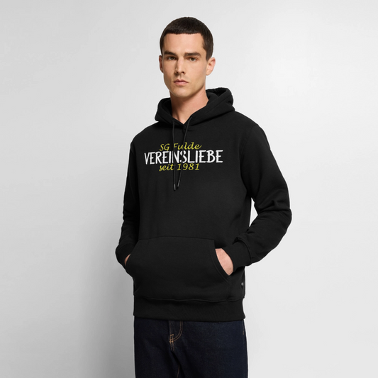 SG Fulde Vereinsliebe Unisex Premium Hoodie flex - Schwarz