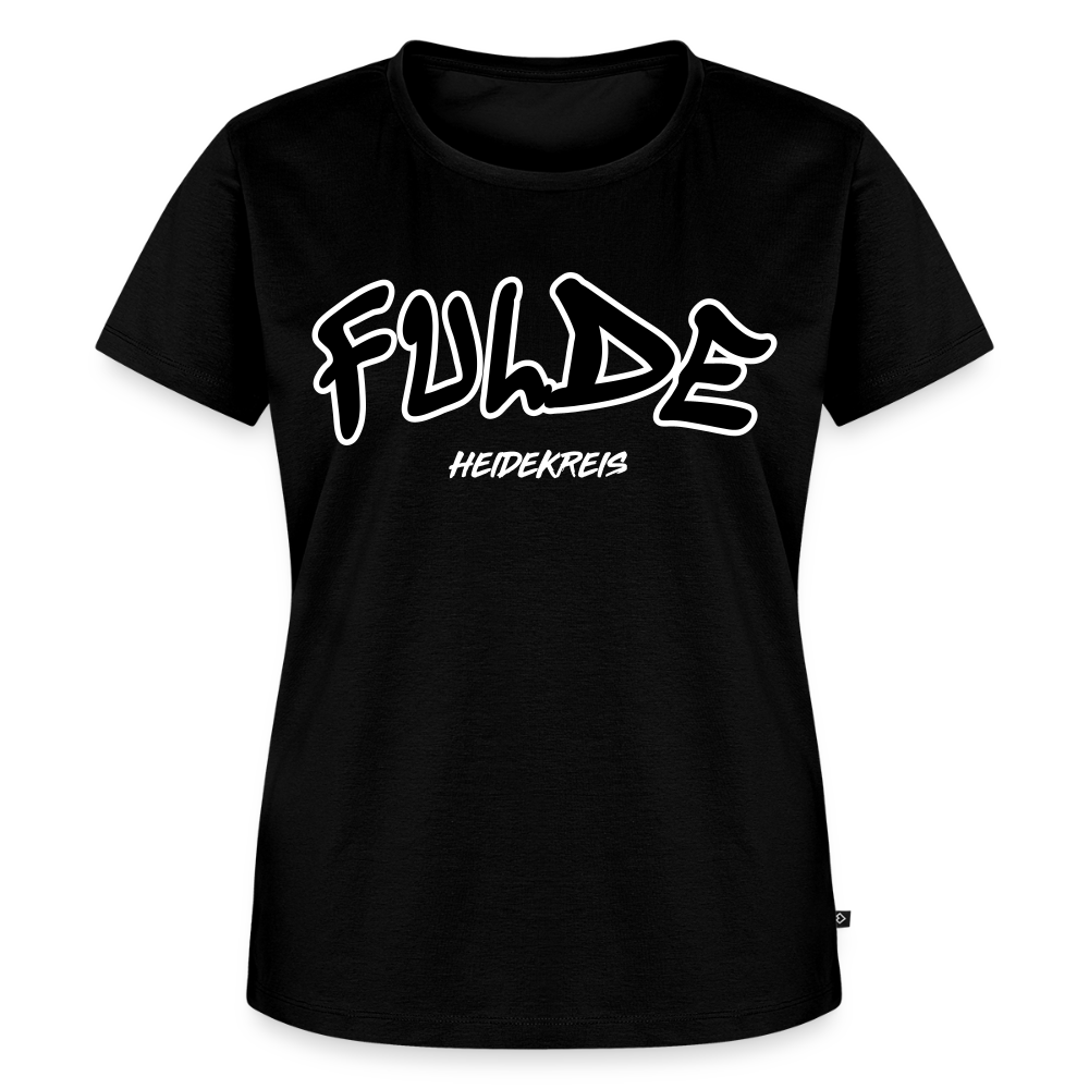 Fulde Heidekreis Frauen Premium T-Shirt flex - Schwarz