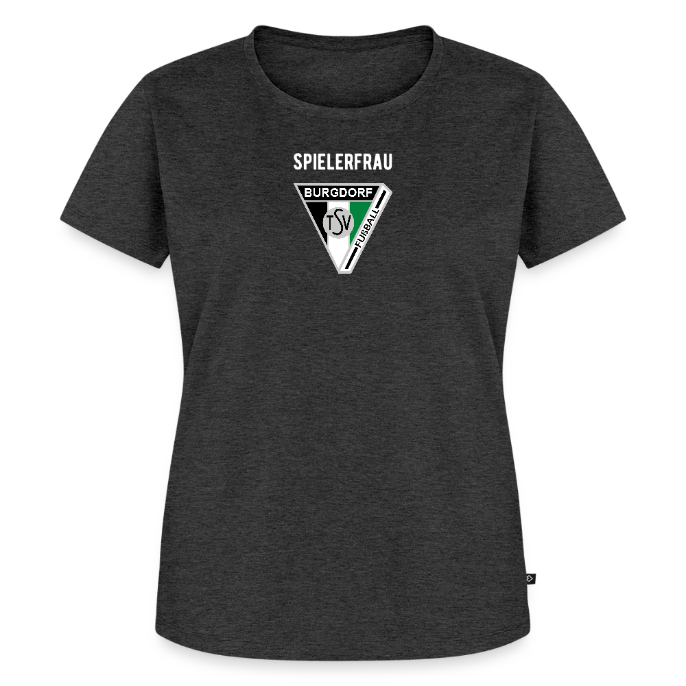 TSV Burgdorf Spielerfrau Damen Premium T-Shirt - Anthrazit meliert