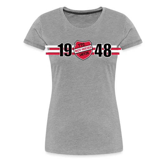 TTC RW Uetze Frauen Premium T-Shirt 1948 flex - Grau meliert