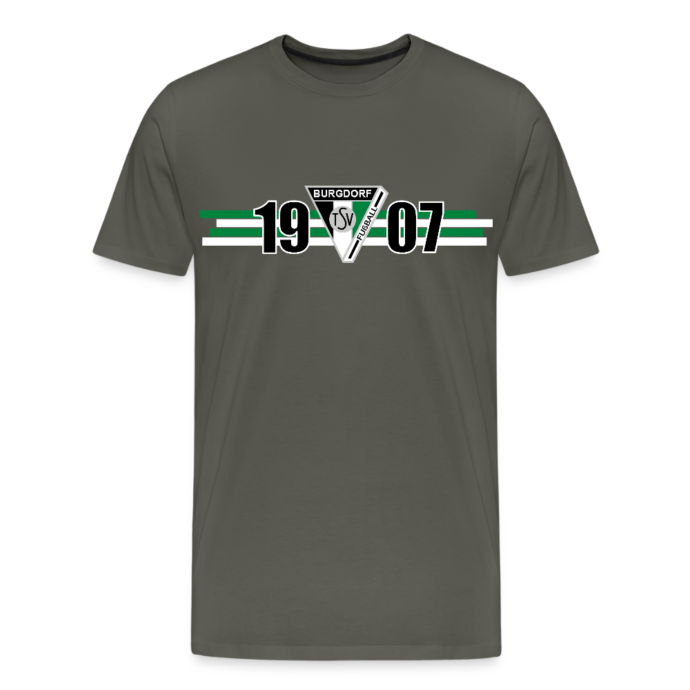 TSV Burgdorf unisex Premium T-Shirt 1907 - Asphalt