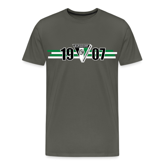 TSV Burgdorf unisex Premium T-Shirt 1907 - Asphalt