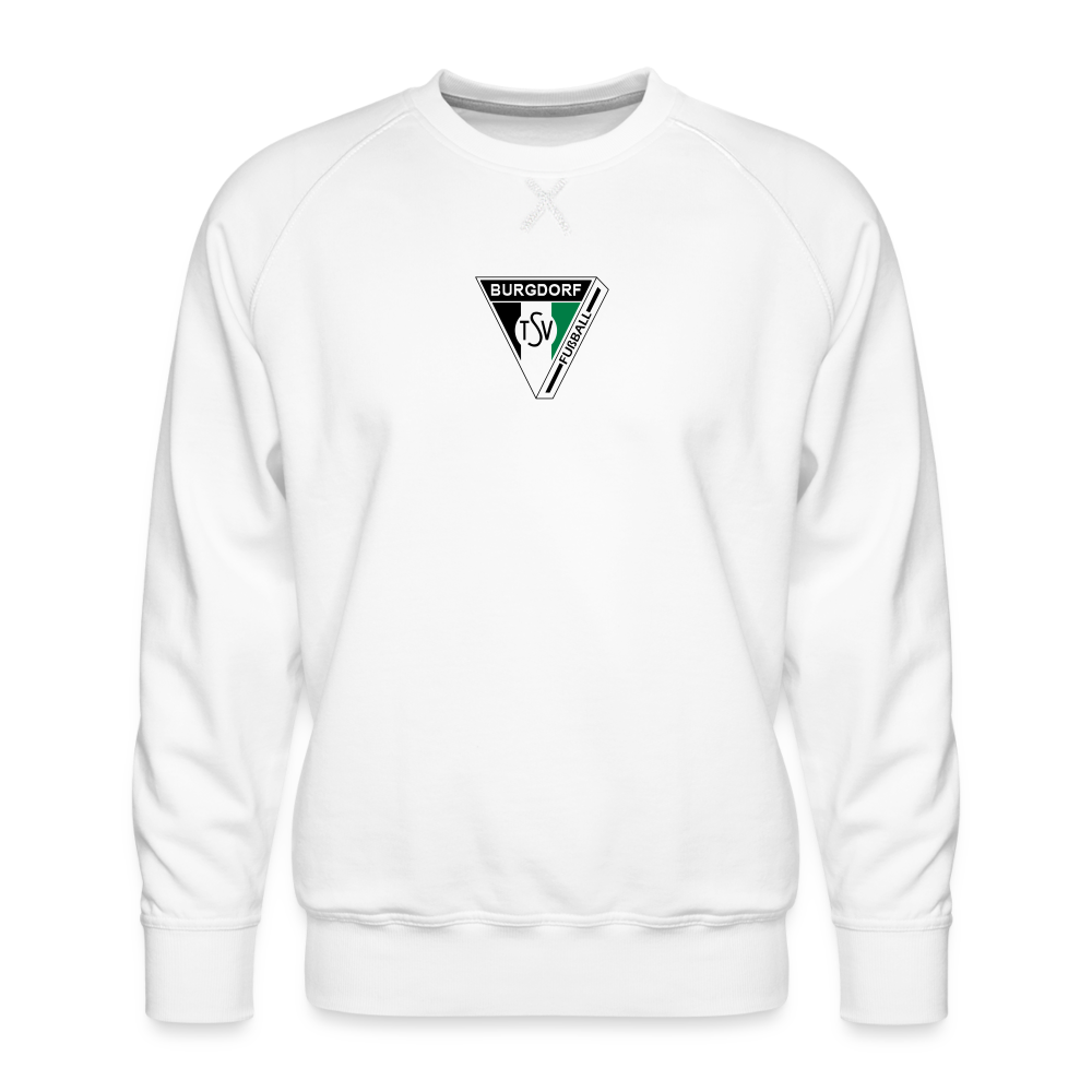 TSV Burgdorf unisex Premium Pullover Logo Flexdruck - Weiß