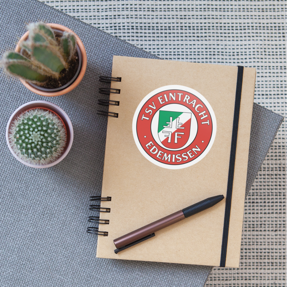 TSV Eintracht Edemissen Sticker 10x10cm - Mattweiß