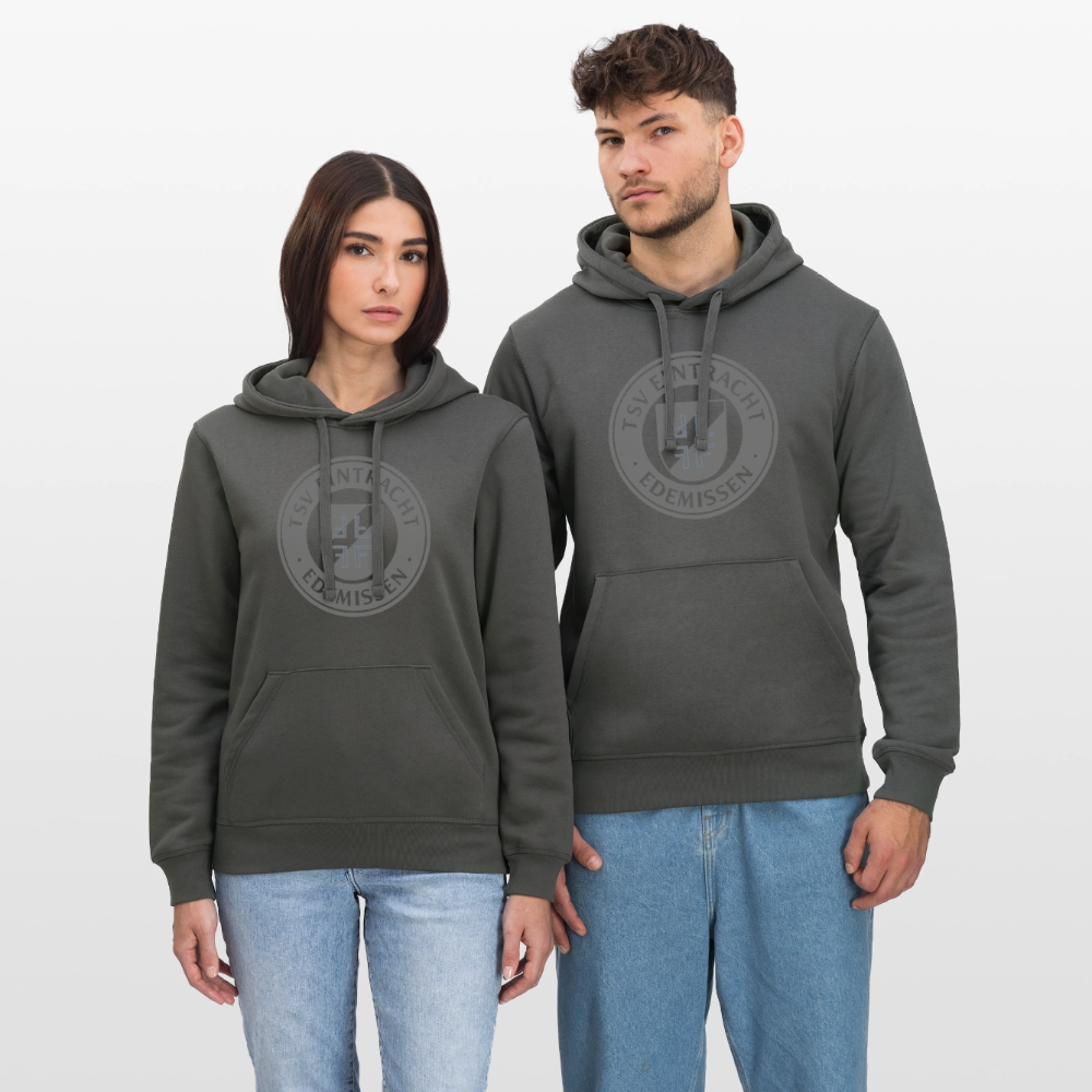 TSV Eintracht Edemissen Unisex Bio-Hoodie All Grey flex - Anthrazit