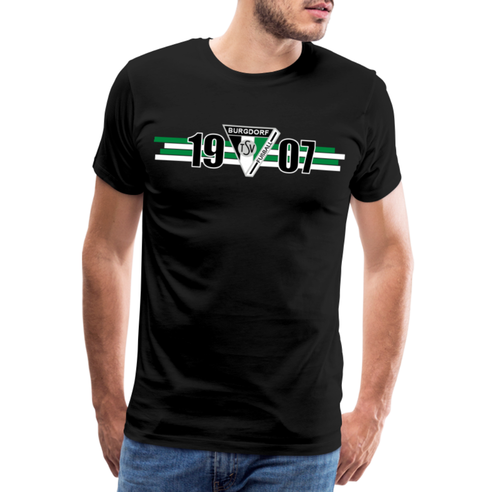 TSV Burgdorf unisex Premium T-Shirt 1907 - Schwarz