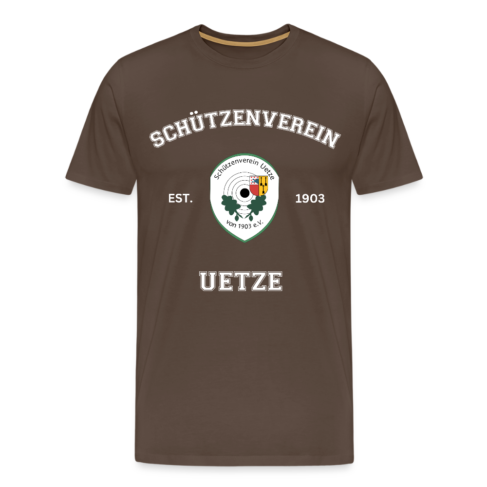 Schützenverein Uetze unisex Collage T-Shirt - Edelbraun
