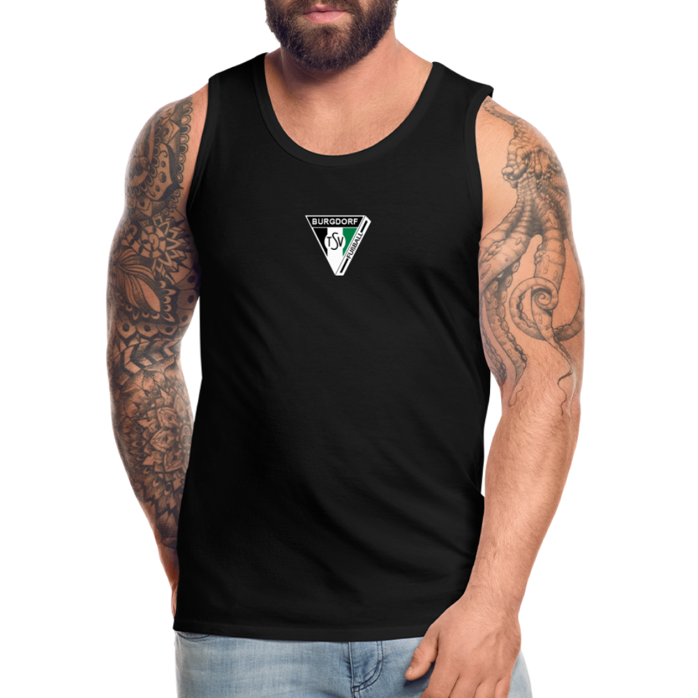 TSV Burgdorf Männer Premium Tank Top Flexdruck - Schwarz