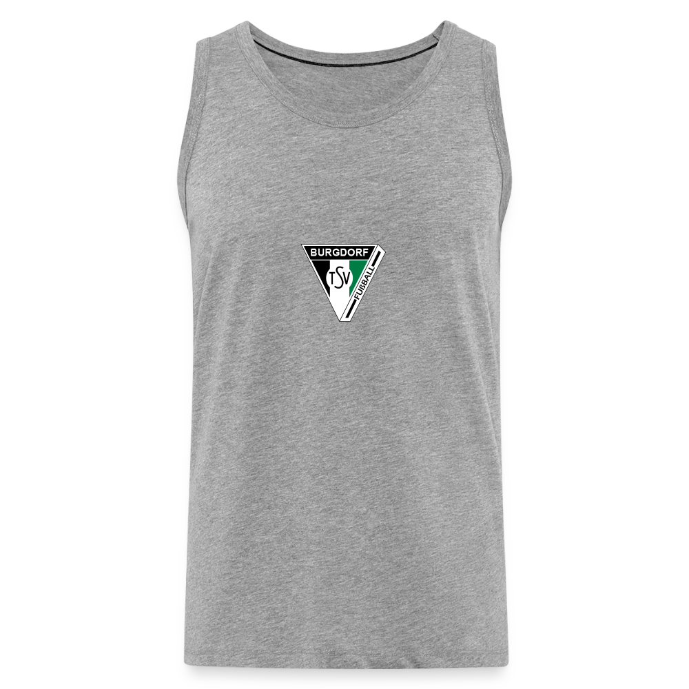 TSV Burgdorf Männer Premium Tank Top Flexdruck - Grau meliert