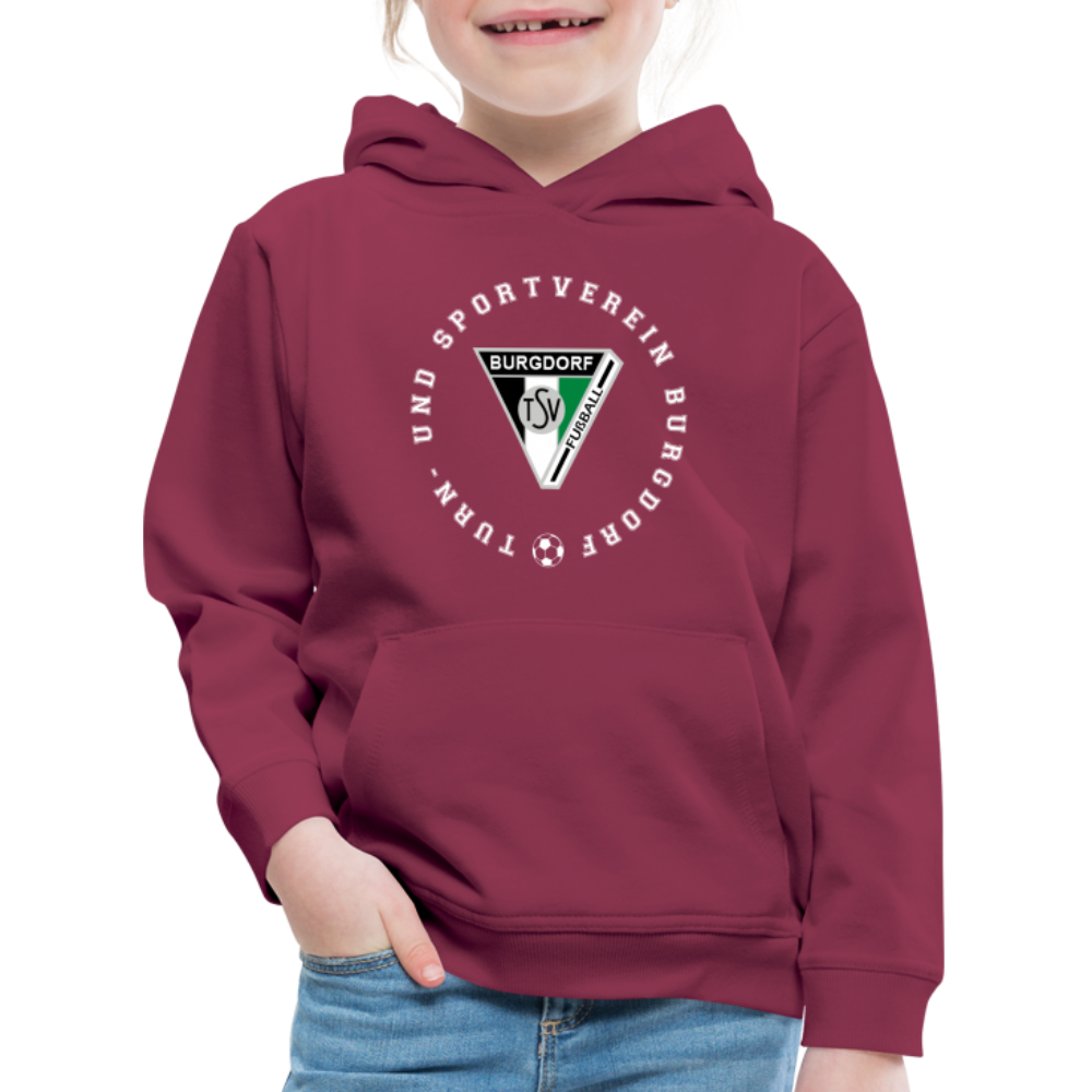 TSV Burgdorf Kinder Premium Hoodie TSV - Bordeaux