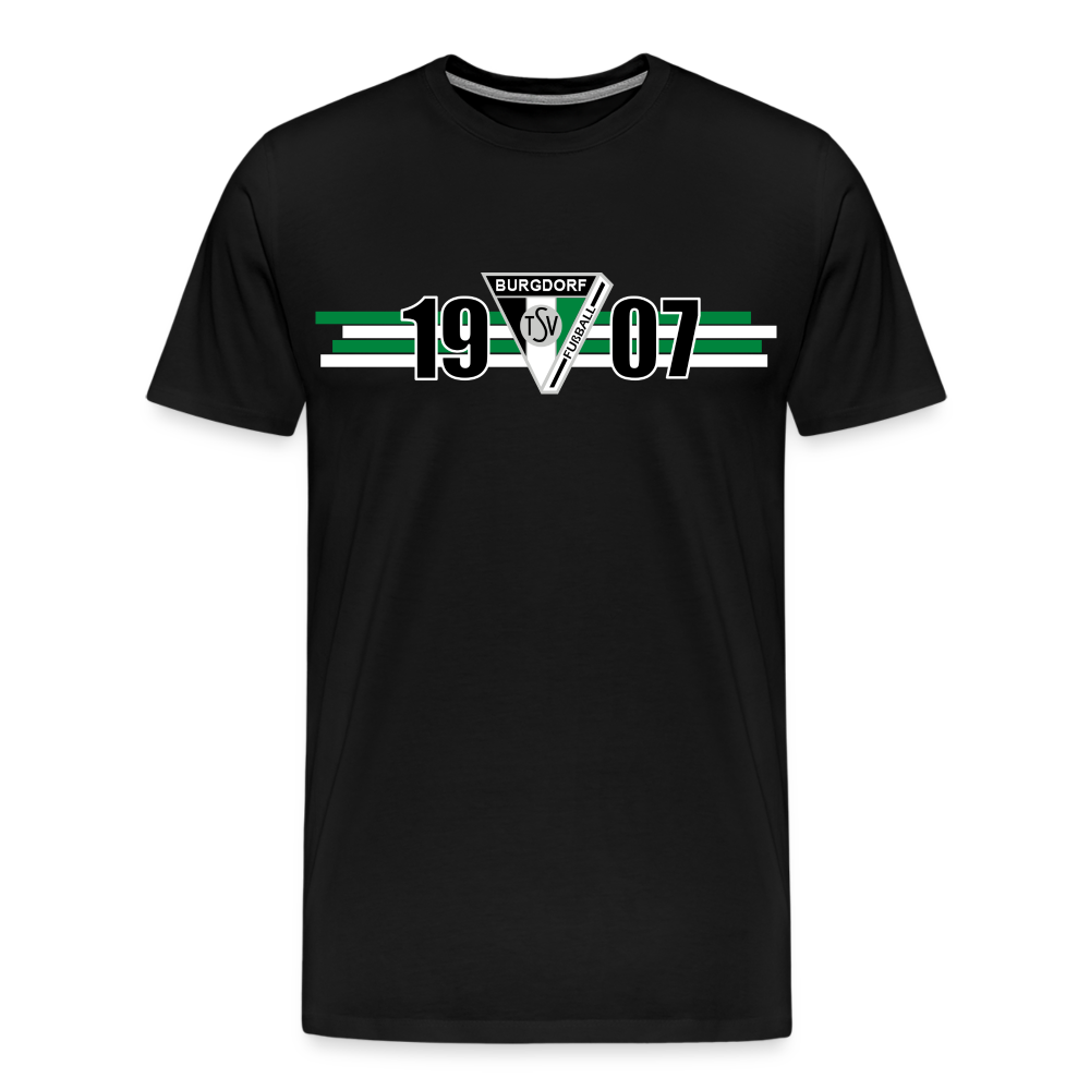 TSV Burgdorf unisex Premium T-Shirt 1907 - Schwarz