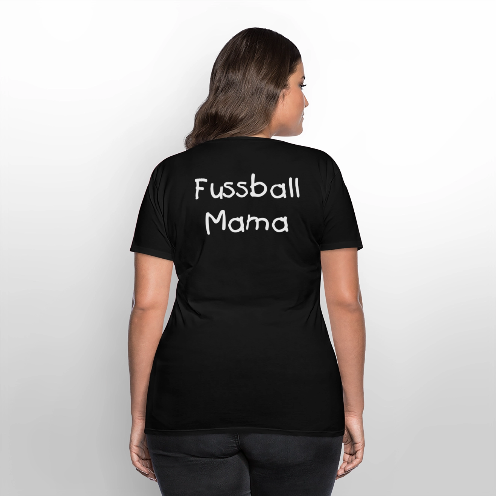Fussball Mama - Wir sind ein TEAM Fulde Damen T-Shirt - Schwarz