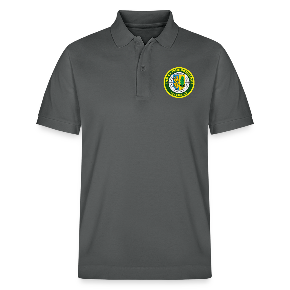 SSV Plockhorst Unisex Bio-Poloshirt - Anthrazit