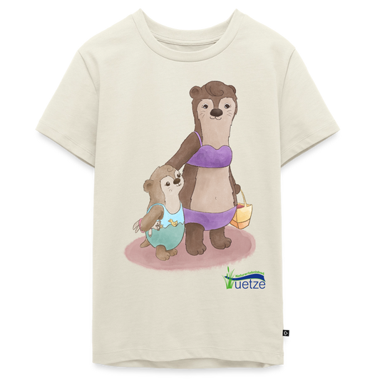 Naturbad Uetze Teenie T-Shirt "Ottermama" (146-164) - Naturweiß