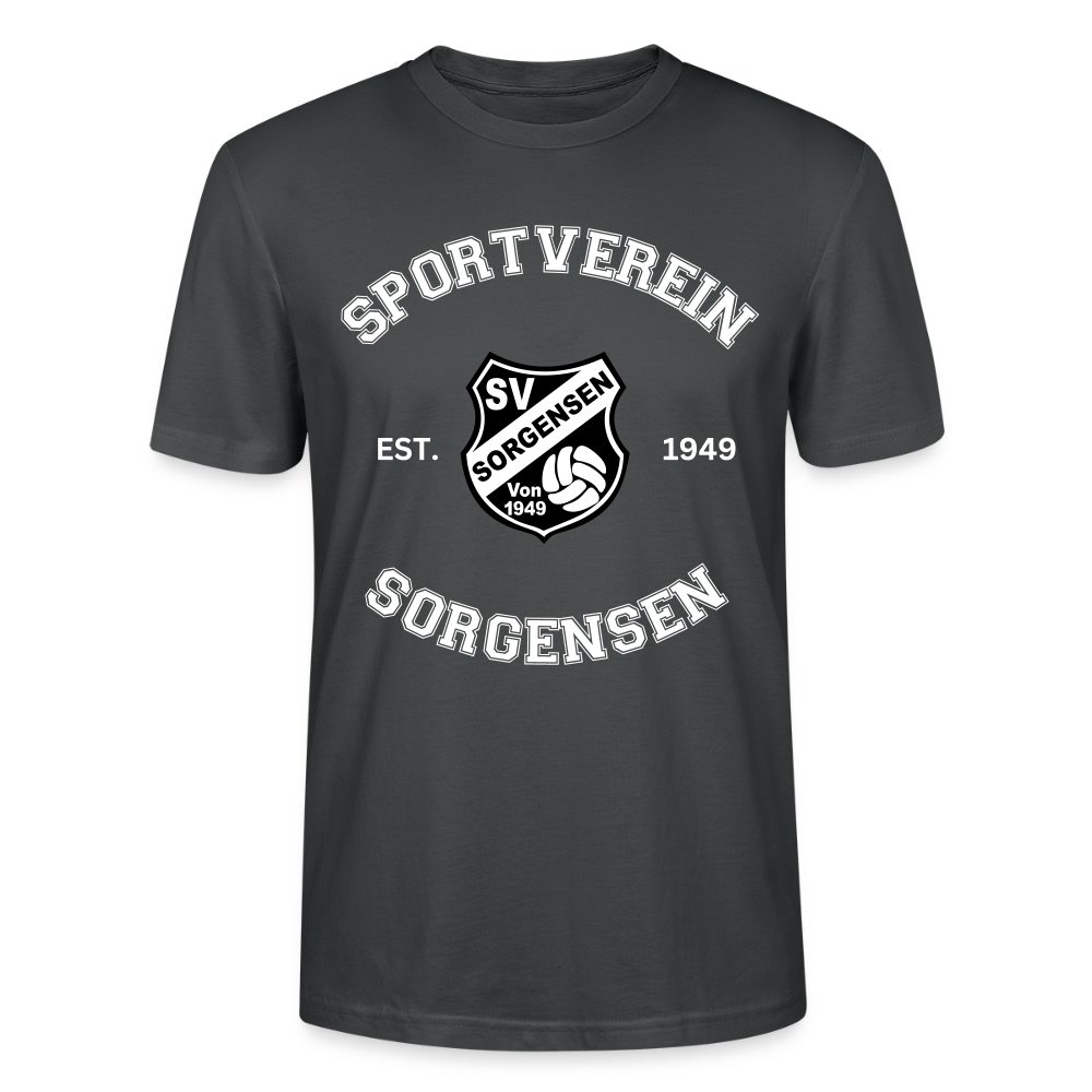 SV Sorgensen unisex Bio-T-Shirt bw flex - Anthrazit