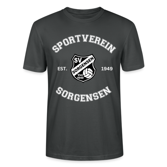 SV Sorgensen unisex Bio-T-Shirt bw flex - Anthrazit