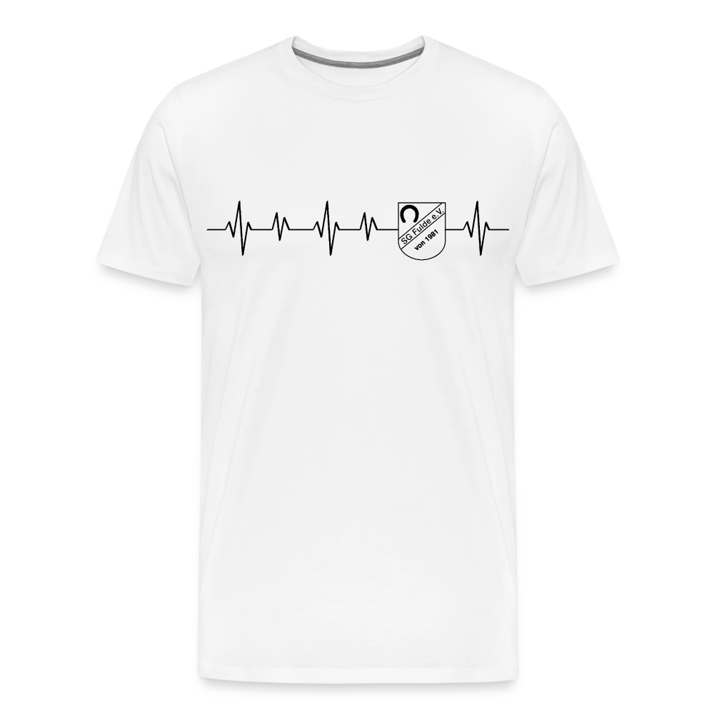 SG Fulde Premium T-Shirt heartbeat - Weiß