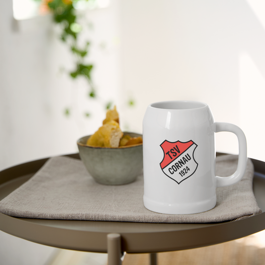 TSV Cornau Bierkrug 0,5L - Weiß