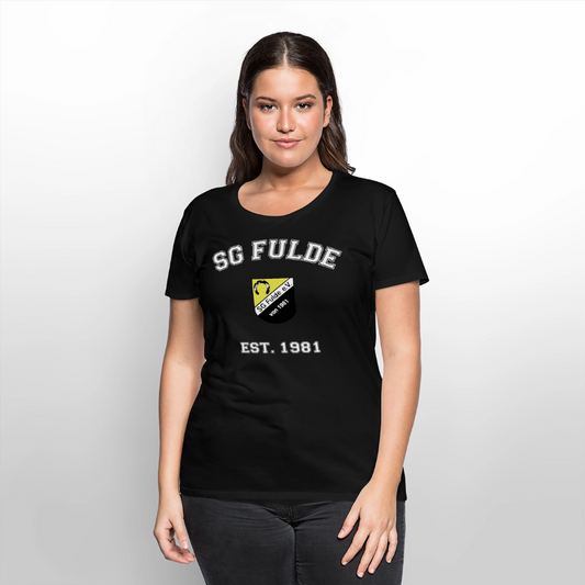 SG Fulde Frauen Collage Premium T-Shirt flex - Schwarz