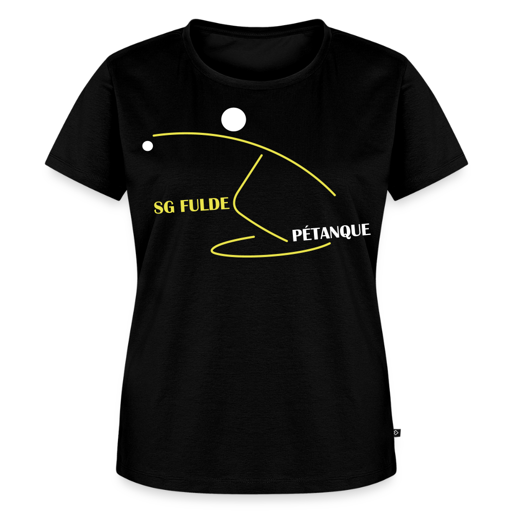 SG Fulde Petanque Frauen Premium T-Shirt flex - Schwarz