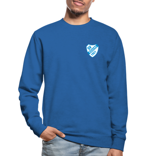 SV Rosche Unisex Pullover Logo - Royalblau