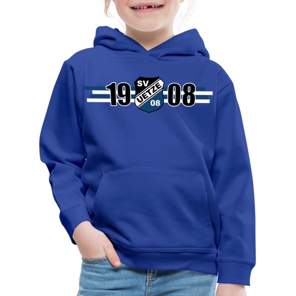SV Uetze 08 Kinder Premium Hoodie 1908 - Royalblau