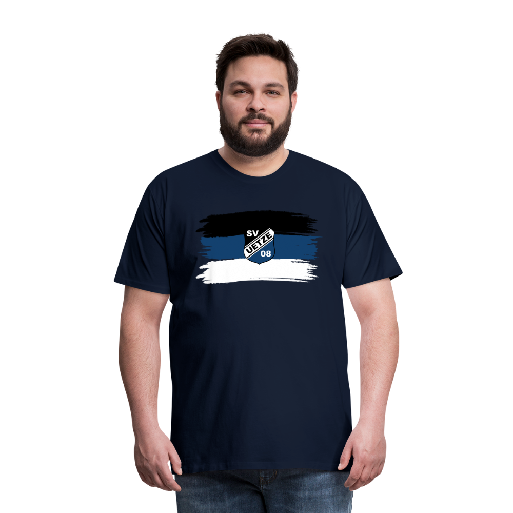 SV Uetze 08 unisex Premium T-Shirt - Navy