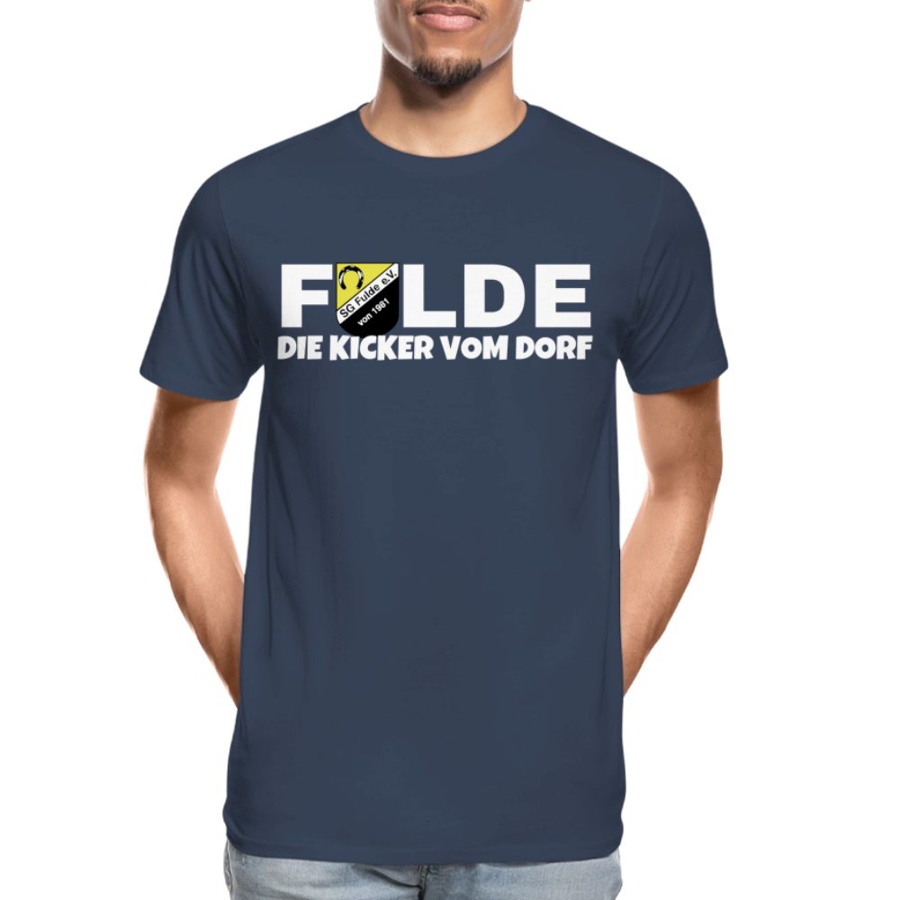 SG Fulde Kicker Premium Bio T-Shirt flex - Navy