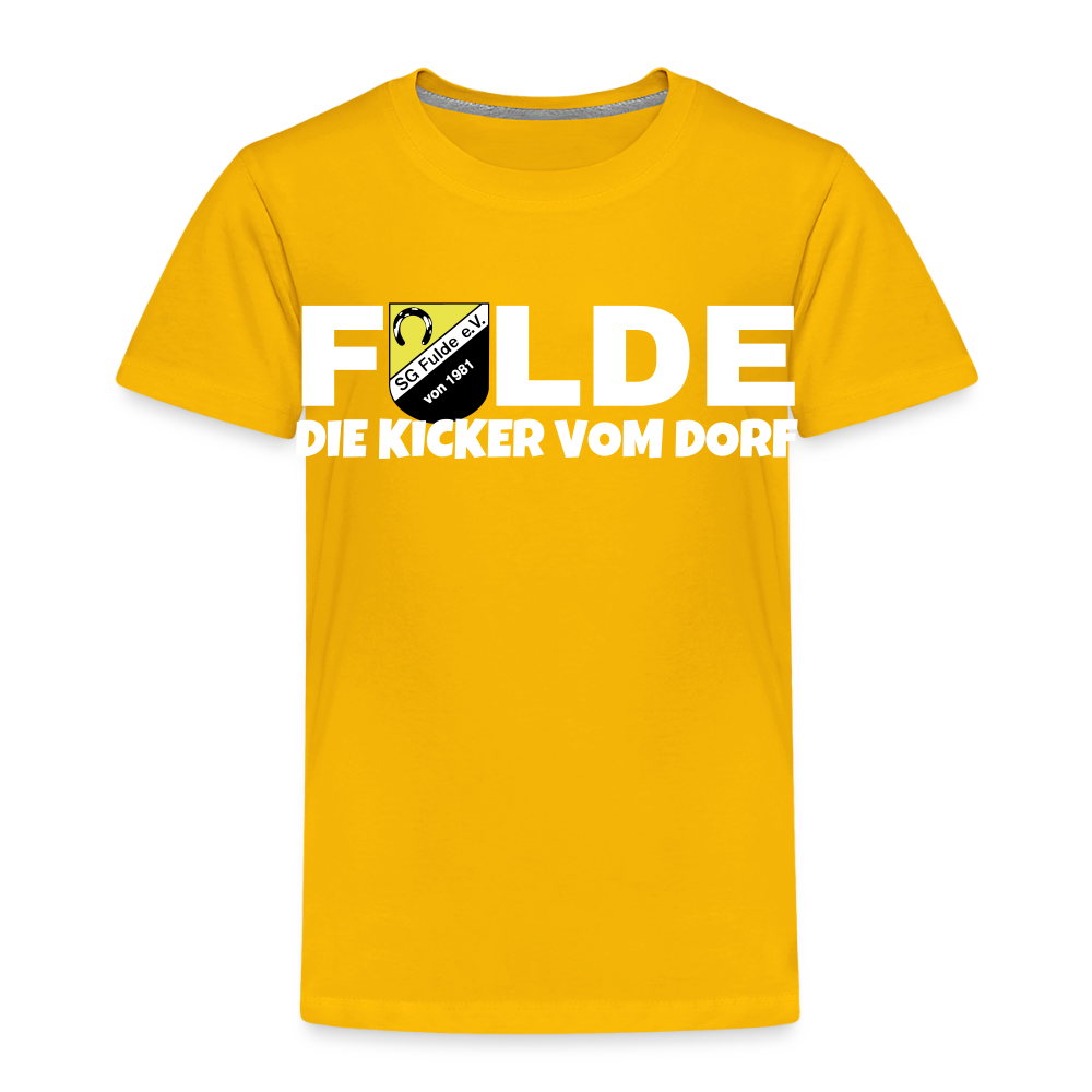 SG Fulde Kinder Premium T-Shirt - Sonnengelb