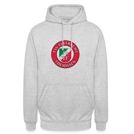 TSV Edemissen Unisex Hoodie flex logo - Hellgrau meliert