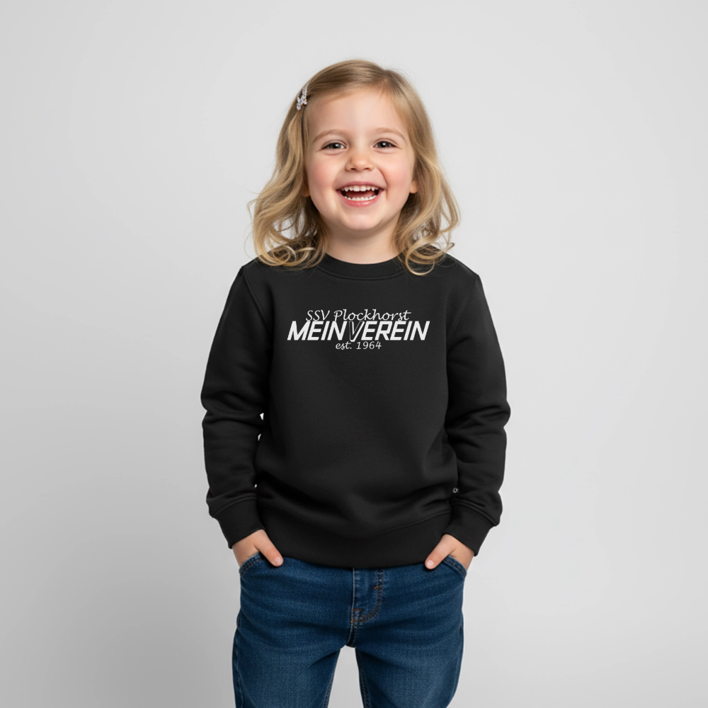 SSV Plockhorst Kinder Pullover Mein Verein - Schwarz