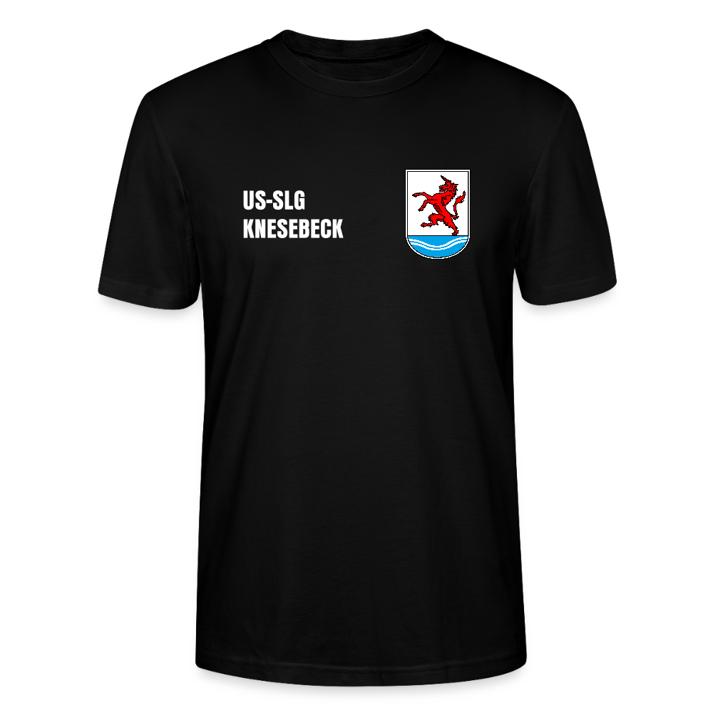 US-SLG Knesebeck Unisex Bio T-Shirt - Schwarz