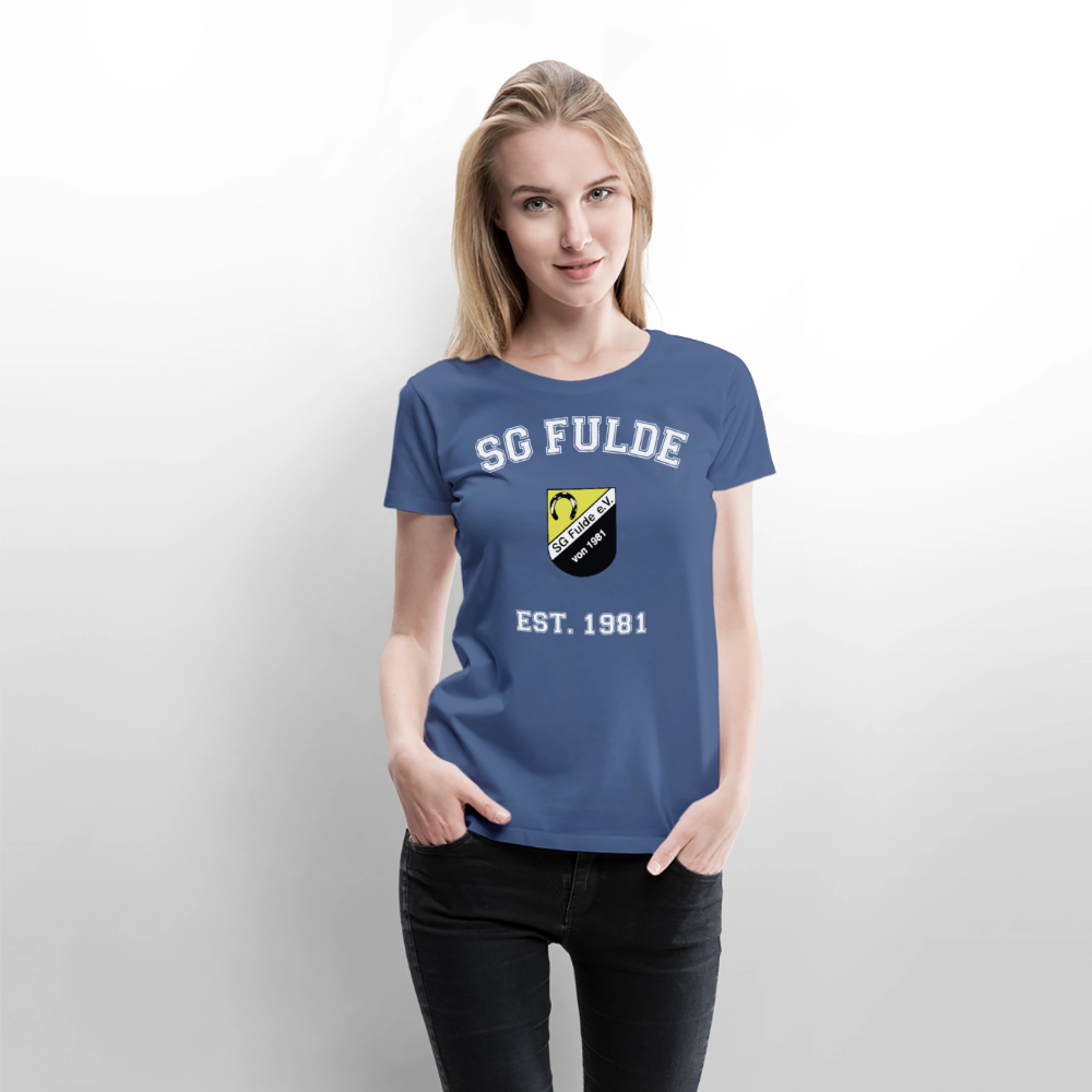 SG Fulde Frauen Collage Premium T-Shirt flex - Taubenblau