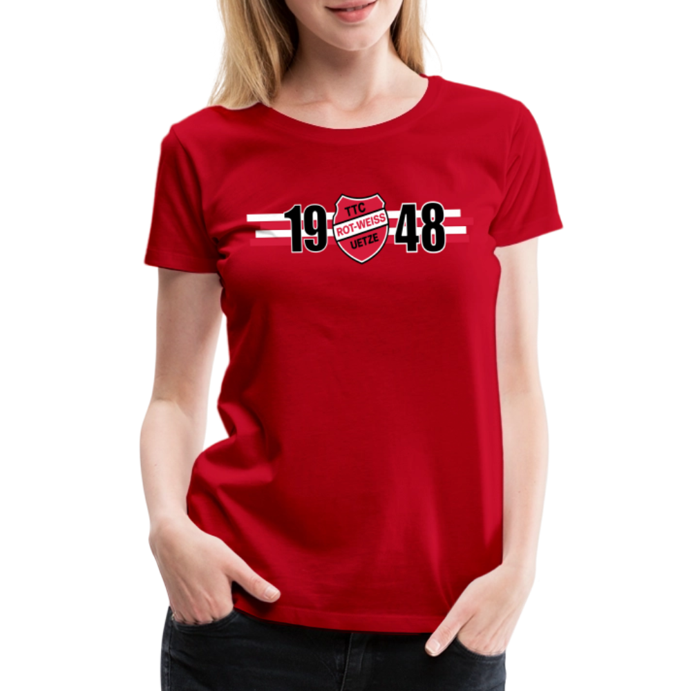 TTC RW Uetze Frauen Premium T-Shirt 1948 flex - Rot