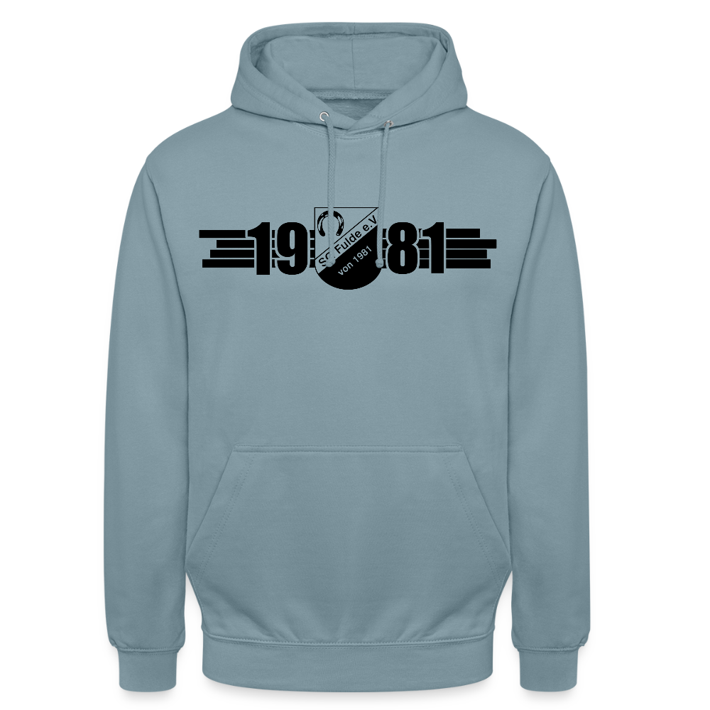 SG Fulde 1981 black clean Unisex Hoodie - Nebelblau