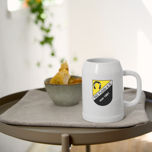 SG Fulde Bierkrug 0,5L - Weiß