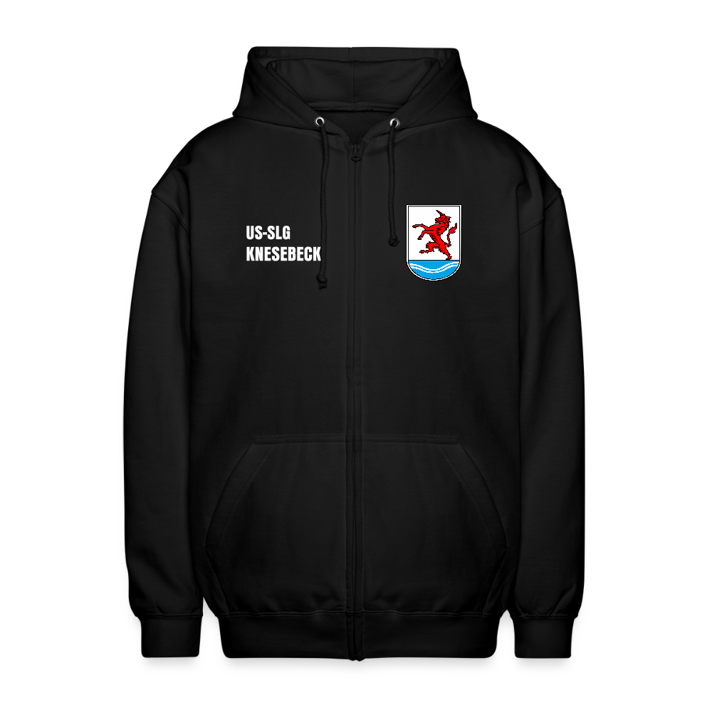 US-SLG Knesebeck Unisex Kapuzenjacke - Schwarz