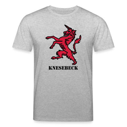 Knesebeck Unisex Bio-T-Shirt LionCorn flex - Grau meliert