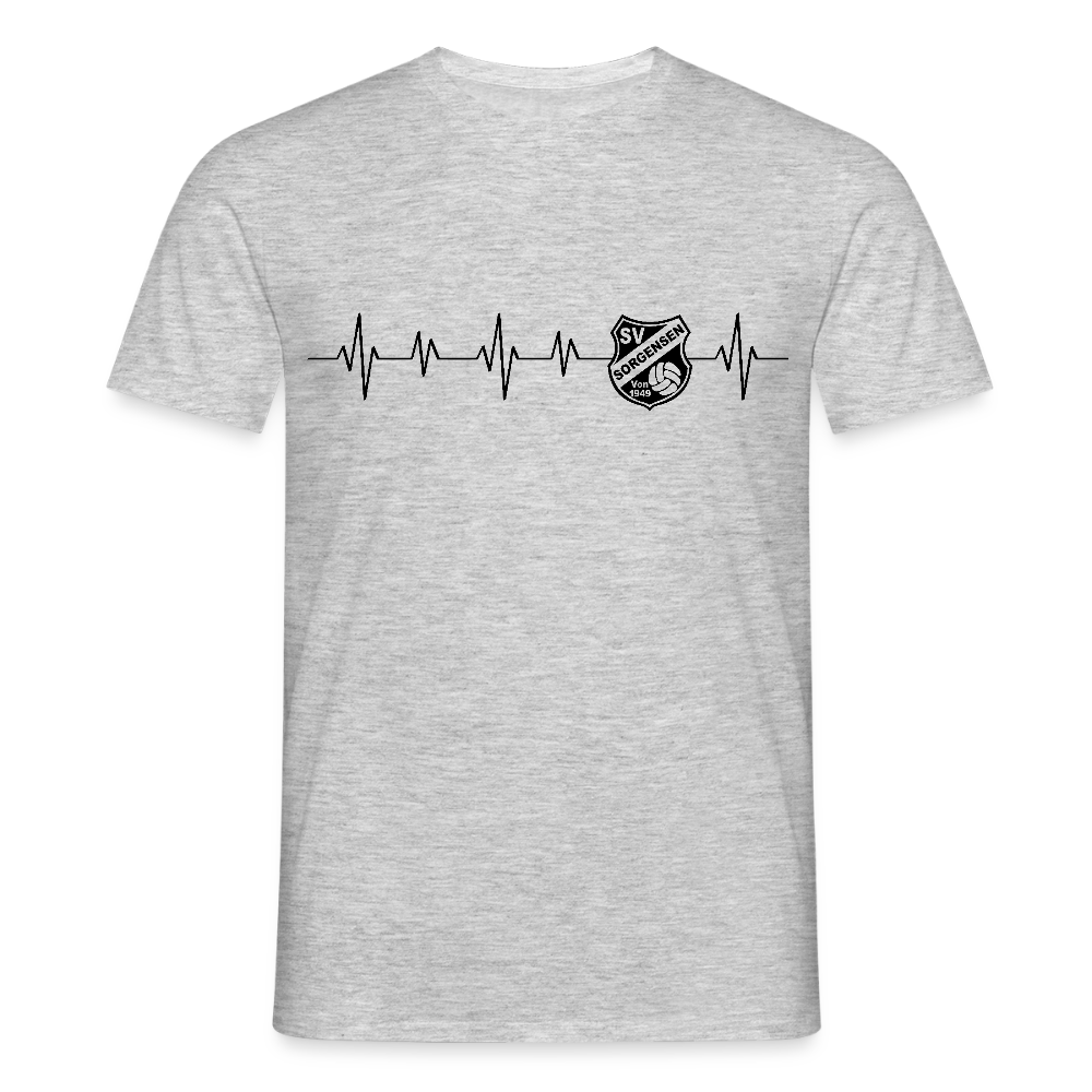 SV Sorgensen Premium T-Shirt heartbeat - Grau meliert