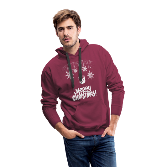 SG Fulde Merry Christmas unisex Premium Hoodie - Bordeaux